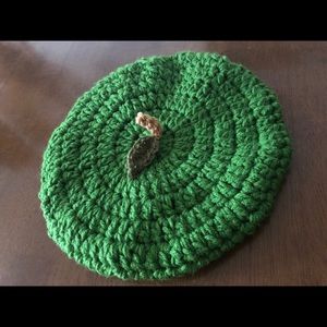 Handmade Green Apple Beret